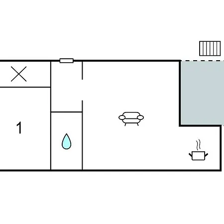 Lejlighed 1 Bedroom Awesome In *